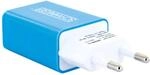 Schwaiger Ladeger&auml;t Schutzsystem USB 2.0 A 230V T&uuml;rkis Blau