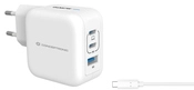 Conceptronic 3-Port 67W GaN USB-PD-Ladeger&auml;t mit USB-C-Ladekabel, USB-C x 2, USB-A x