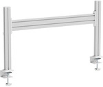 InLine&reg; Slatwall Tischhalterung, Aluminium Panel 1 m, inkl. 2 St&uuml;tzen 0,43 m