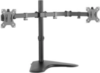 Schreibtischhalterung f&uuml;r 2 LCD TV LED, ,13"-32", mit Standfu&szlig;