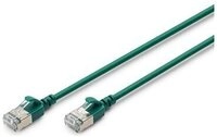 DIGITUS Patchkabel CAT 6A F/FTP Slim 1,50m gr&uuml;n