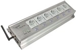 ALLNET MSR IO Zentrale Schaltsteckdosenleiste 6-fach inkl. Messger&auml;t f&uuml;r Desktop &