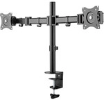 InLine&reg; Tischhalterung, f&uuml;r 2x TFT/LCD/LED bis 68cm (27), max. 2x8 kg