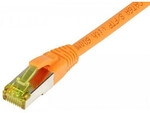 Synergy21 Patchkabel RJ45, CAT6A 500Mhz, 5m, orange, S-STP(S/FTP),