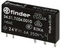 Finder Steck-/Printrelais 34.51.7.024.0010 1W 6A 24VDC