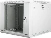 LANBERG 19 9U 600x600 Wandgeh&auml;use Glast&uuml;r V2 (FlatPack) gr