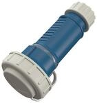 Mennekes 16A2P+E 230V 10833 Schuko-Kupplung DWD blau mit Deckel