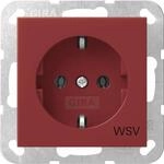 GIRA 4188108 SCHUKO-Steckdose WSV System 55 Rot gl&auml;nzend