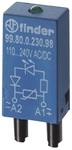 Finder EMV-Modul, LED + Varistor 99.80.0.230.98 110-240VAC/DC