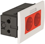 OBO SDE-RW D0RT2B Steckdoseneinheit Modul 45 2f 84x140x59mm PC 6119429