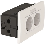 OBO SDE-RW D0RW2B Steckdoseneinheit Modul 45 2f 84x140x59mm PC rws 6119427