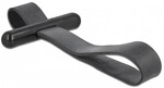 DeLOCK Kabelbinder mit Gummischlaufe schwarz cable tie