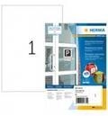 HERMA Etiketten A4 wei&szlig; 210x297 mm Papier wetterfest 80 St.