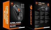 COUGAR Gaming Maus AirBlader Tournament, Kabelgeb., Schwarz