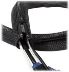 Logilink Kabelschlauch Rei&szlig;verschl. AD: 50 mm, schwarz, 2 m