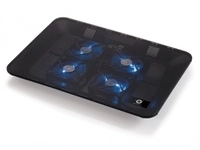 CONCEPTRONIC 4-Fan USB-A2.0 Laptop-K&uuml;hlpad 25Kg 15.6 sw