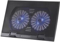 CONCEPTRONIC 2-Fan USB-A2.0 Laptop-K&uuml;hlpad 30Kg 17 sw