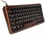 Sharkoon SKILLER SGK50 S3 Wood PBT holz/schwarz US-Layout Gateron G Pro 3.0