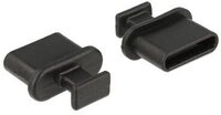 DELOCK Staubschutz USB TypC-Buchse m. Griff schwarz 10 St