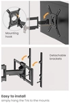 Equip Wandhalterung 43-100/1TFT V.bewegl.2Gelenke 60Kg sw retail