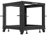 LANBERG 19 9U 600x600-1100 verstellbares, offenes Rack sw