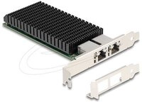 DELOCK PCI Express x8 Netzwerkkarte 10 Gigabit LAN 2 x RJ45