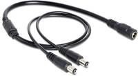 DELOCK Stromkabel DC 5,5 x 2,1mm 1x Bu -> 2x St