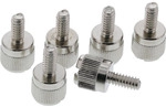 InLine&reg; R&auml;ndelschrauben, silber, f&uuml;r Geh&auml;use, 6er Pack