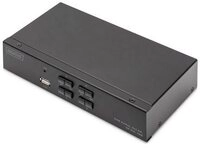 DIGITUS KVM Switch, 4K60HZ, 4x1 DP in, 1x DP USB out