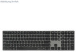 Perixx PERIBOARD-817 DE Kabellose Dual-Mode-Tastatur aus Aluminium, Vollformat