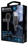 SANDBERG Streamer USB Clip Microphone