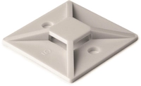 Hellermann MB3A-PA66-WH(100) Klebesockel 19x19mm wei&szlig; 151-28349 (Inhalt 100 St&uuml;ck)