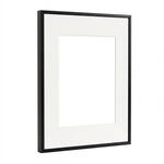 AURA Photoframe Aspen Ink with Paper Mat
