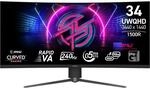 MSI MPG 346CQRF X24 computer monitor