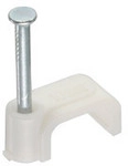 InLine&reg; Kabelschelle 10mm eckig, wei&szlig;, 100 St&uuml;ck