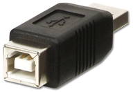 Lindy 71231 Kabeladapter USB A USB B Schwarz