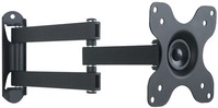 Wandhalterung f&uuml;r LCD TV LED 13"-30", neigbar 2 Gelenke, schwarz