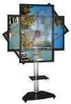 TECHLY TV Trolley silber fuer LCD 37-70