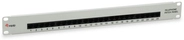 Equip 25-Port Cat.3 RJ45 ISDN Patch Panel, hellgrau
