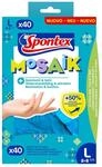Spontex Einmalhandschuhe Mosaik 40er Pack Gr. 8