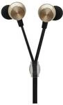 2GO In-Ear Stereo-Headset Luxury Zipper-Style gold
