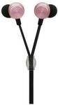 2GO In-Ear Stereo-Headset Luxury Zipper-Style ros&eacute;