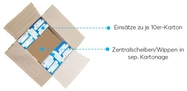 BJ Gro&szlig;verpackung 100er 20 EUC-84 BULK SCHUKO Einsatz+Abdeckung getrennt verp.