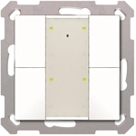 MDT BE-TA55T4.G2 Taster Plus TS 55 4-f Reinwei&szlig; gl&auml;nzend