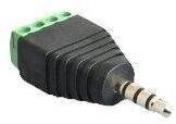 DELOCK Adapter Terminalblock 4Pin -> 3,5mm Klinke Stecker