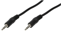 Logilink Audiokabel 1x 3,5mm -> 1x 3,5mm St/St 2.00m bk