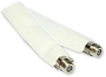 SAT Fensterdurchf&uuml;hrung, Gesamtl&auml;nge inkl. Stecker 20cm, flexible L&auml;nge 15cm,