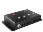 Lindy 43374 Schnittstellen-Hub USB 3.2 Gen 1 (3.1 Gen 1) Type-B 5000 Mbit/s Schwarz
