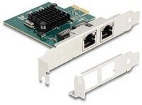 DELOCK PCI Express x1 Karte zu 2 x RJ45 Gigabit LAN BCM