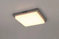 TRIO Wandleuchte BERMEJO 14W 630369242 1450lm 23/3/4K IP54 300x300mm, m.BWM